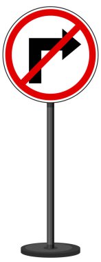 Beyaz arkaplan resimlerinde kırmızı trafik işareti