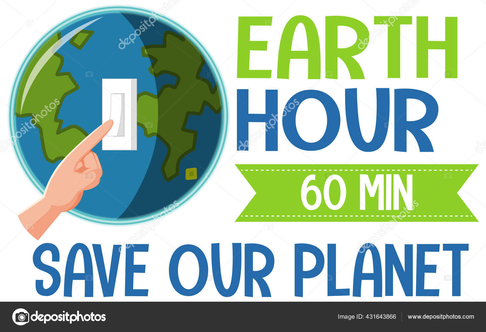 137 Earth Hour Campaign Vector Images Earth Hour Campaign Illustrations Depositphotos