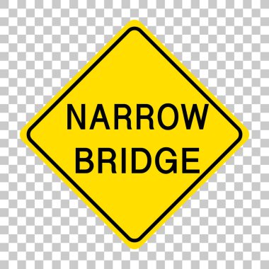 Saydam arkaplan illüstrasyonunda sarı trafik uyarısı işareti