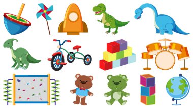 Çocuk oyuncakları çizimi