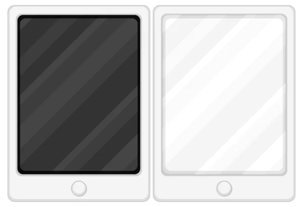Мбаппе Черно Белым Сенсорным Экраном Белом Фоне — стоковый вектор