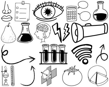 Öge ve sembol el çizimi çizimi çizimi çizimi