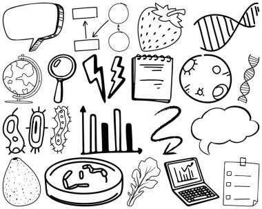 Öge ve sembol el çizimi çizimi çizimi çizimi