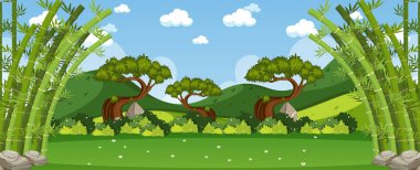 Doğa manzarası çizimi