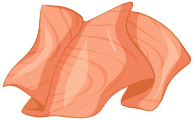 Beyaz arkaplanda izole edilmiş somon balığı.