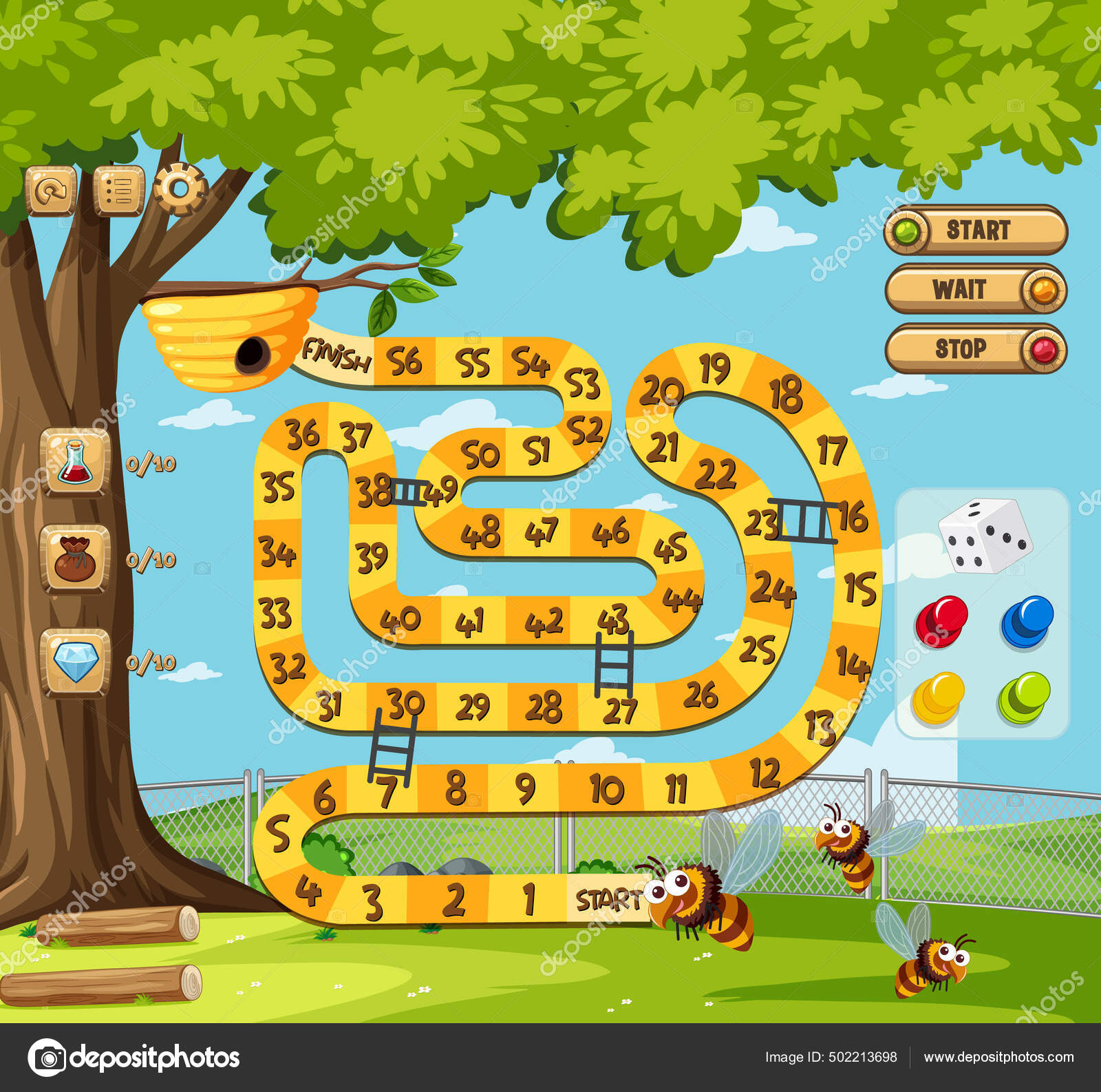 Snake and Ladders em Jogos na Internet