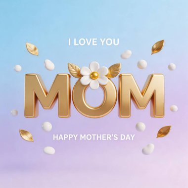 Beyaz bir çiçek ve altın yaprakla süslenmiş, beyaz incilerle çevrili, yumuşacık bir arka planda 