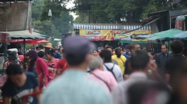 Bangkok Tayland 'da açık hava pazarı