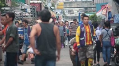 Bangkok Tayland 'da açık hava pazarı