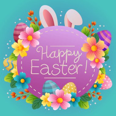 Mutlu Paskalya Tavşanı Kulak Yumurtası Avı