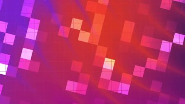 Soyut Twirls Blink Square, Taşınan Karelerin ve Çizgilerin Soyut Dijital Animasyonu Gradyan Arkaplan Karşısında, telif hakkı olmayan hisse senedi.