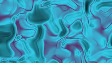 Soyut Plastik, Soyut akışkan sıvı arkaplan turkuaz ve mor renkler, pürüzsüz döngü, Stock telif hakkı olmayan video.