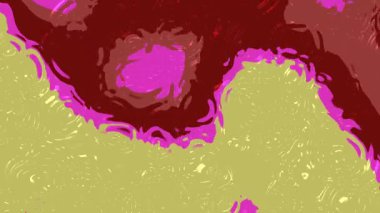 Sıvı Su C 'yi soyutlar, renkli sıvı şekilli soyut animasyon arka planı bir döngüde hareket eder ve dönüşür, Stock telif hakkı olmayan video.