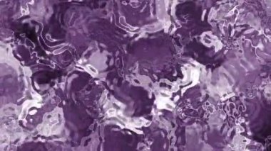 Soyut Plastik Su A, Soyut Mor Sıvı Yüzey Pürüzsüz Yansımalar ve Hareketli Işık, Döngü Arkaplan, Telif hakkı olmayan video.