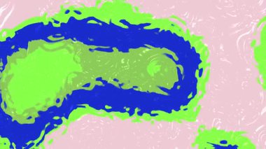 Soyut Sıvı Su C, Soyut renkli sıvı akış arkaplanı canlı neon yeşil, mavi ve pembe, Stock telif hakkı olmayan video.