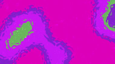 Soyut arkaplan, soyut akışkan hareket arkaplanı, yeşil, mor ve pembe renklerde kusursuz bir halka, telif hakkı olmayan hisse senedi..