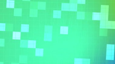 Twirls Blink Square soyut animasyon arkaplanı, ekranda çaprazlama hareket eden kareler, Stock telif hakkı olmayan video.