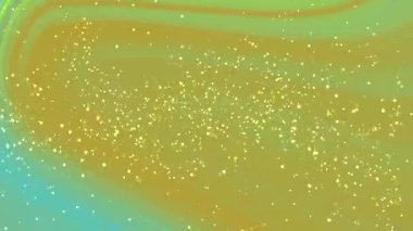 Twirl Partikülleri soyut arkaplan akışkan çizgiler, parlak noktalar ve canlı renk eğimleri, Video Stoku kraliyet ailesi.