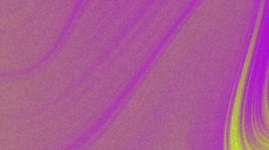 Soyut Twirl Gürültü, soyut mor ve sarı sıvı modern sanat için kumlu dokuya sahip hareket eden arka plan, Video Stoku kraliyet ailesi.