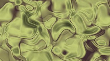 Soyut Plastik, Soyut akışkan sıvı arkaplan zeytin yeşili renk ve görsel hareketler için dinamik hareket, Stock telif hakkı olmayan video.