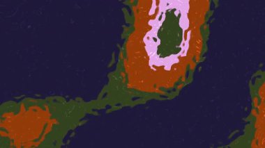 Sıvı Su C, Soyut akışkan hareket animasyonu Renkli boya şekilleri ve sıvı dokuları sorunsuzca hareket eden, Stock telif hakkı olmayan video.