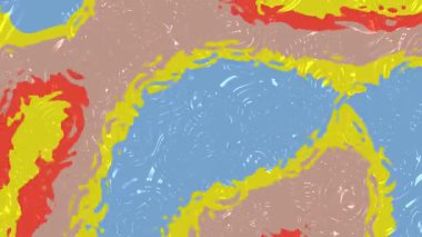 Soyut Sıvı Su C, soyut şekilleri ve canlı renk paleti ile renkli sıvı doku arkaplanı, telif hakkı olmayan stok.