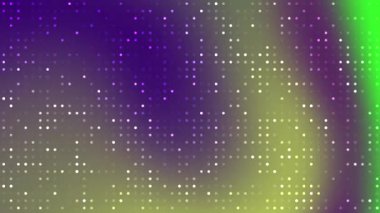 Modern sunumlar için hareketli noktalar ve canlı renklerle soyut, soyut canlandırılmış arkaplan, Stock telif hakkı olmayan video.