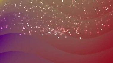 Soyut Dönen Parçacıklar, ışıldayan parçacıklarla soyut akış arkaplanı ve zarif dalgalanan şekiller animasyon, Stock telif hakkı olmayan video.