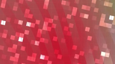 Soyut Twirls Blink Square, Dynamic Red and White soyut Geometric Animation with Diagonal Grid and Motion Graphics, Video Stock telif hakkı.