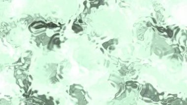 Soyut Plastik Su, Soyut Sıvı Yüzey Animasyonu Açık Yeşil Yansımalı, Hisse senedi telif hakkı olmayan video.