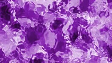 Soyut Plastik Su, soyut mor sıvı veya yansımalı ve hareketli ışık efektli su yüzeyi, telif hakkı olmayan stoklar.