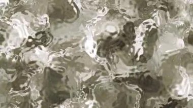 Soyut Plastik Su B, yansımalı soyut akışkan sıvı yüzey, kusursuz döngü, yaratıcı arka plan, Stock telif hakkı olmayan video.