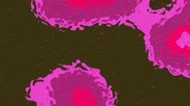 Sıvı Su C 'nin soyutlamaları, sıvı morun soyut animasyon arka planı, yayılan ve değişen pembe şekiller, hisse senedi telif hakkı olmayan video..