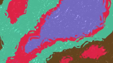 Soyut arkaplan, soyut hareket eden sıvı arkaplan animasyonu canlı akışkan dokular ve desenler, Video Stoku kraliyet ailesi.