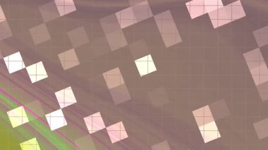 Soyut Twirl Blink Square, soyut geometrik animasyon, değişen elmas şekilli ve renkli arkaplan tasarımı, hisse senedi telif hakkı olmayan video.