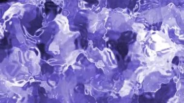 Soyut plastik su, soyut akışkan sıvı yüzey mor tonlarında dalgalanan yansımalar kusursuz döngü, telif hakkı olmayan hisse senedi.