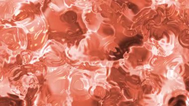 Soyut Plastik Su A, soyut erimiş sıvı pırıl pırıl parlayan parlak bir döngü animasyonu, Stock telif hakkı olmayan video.