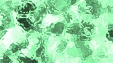 Soyut Plastik Su A, Soyut akışkan yeşil sıvı doku arka plan animasyonu yaratıcı projeler için kusursuz döngü, Stock telif hakkı olmayan video.