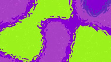 Sıvı Su C, Dinamik Soyut Arkaplan Canlı Yeşil ve Mor Renkli Kusursuz Hareket, Video Stoku Krallığı.