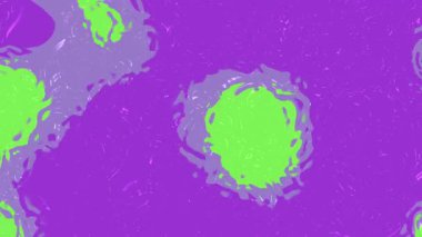 Soyut arkaplan, yeşil, mor ve gri renkli soyut sıvı boya akış animasyonu, serbest telif hakkı.