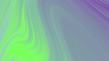 Soyut Twirl, soyut akışkan sıvı zemin, pürüzsüz bir döngüde canlı yeşil ve mor renkler, Video Stok krallığı.