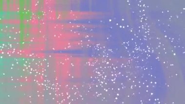 Twirl Partikülleri soyut dijital animasyon renkli arkaplan tasarımı ile yüzen parçacıkların soyut dijital animasyonu, Stock telif hakkı olmayan video.