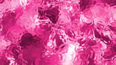 Soyut Plastik Su, Soyut Pembe Sıvı Yüzeyi Yansımalar ve Kusursuz Döngü Hareketiyle Büyülüyor, telif hakkı olmayan hisse senedi.