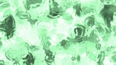 Soyut Plastik Su A, soyut yeşil sıvı arka plan, pürüzsüz hareketli ve parlak yüzey, Stock telif hakkı olmayan video..