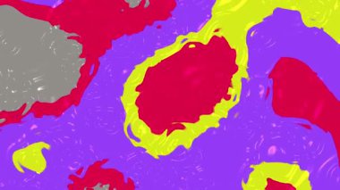 Soyut Sıvı Su B, soyut sıvı boya animasyonu canlı renkler ve dinamik hareket, pürüzsüz döngü, Video Stoku kraliyet ailesi.