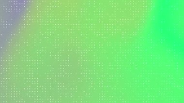 Özet, soyut yeşil arkaplan, hareket eden noktalar ve gradyan rengi, kusursuz döngü hareketi, Stock telif hakkı olmayan video.