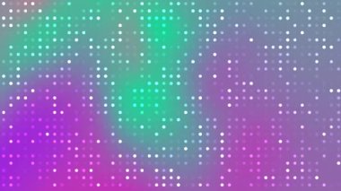 Arkaplan soyut, soyut dijital arkaplan. Parlayan noktalar canlı renkli bir gradyan üzerinde hareket ediyor. Video Stok krallığı..