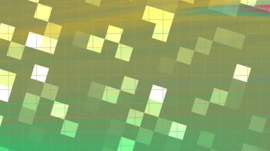 Twirl Blink Square, elmas şekilli soyut geometrik arkaplan ve canlı renklerde ızgara deseni, borsa telif hakkı olmayan videolar.