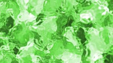 Soyut plastik su, soyut akışkan yeşil sıvı arka plan dinamik hareket ve dalgalanma etkisi kusursuz döngü, telif hakkı olmayan hisse senedi.