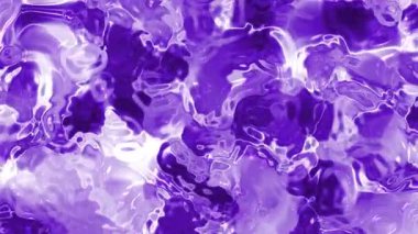 Soyut Plastik Su B, soyut kıvrımlı mor sıvı arka plan parlak röfleler ve parıldayan yansımalar, borsa telif hakkı olmayan video.